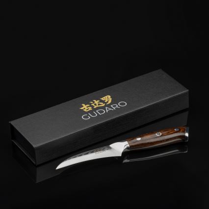 Gudaro - Kööginuga BIRD BEAK 7,6 cm damaaskne teras