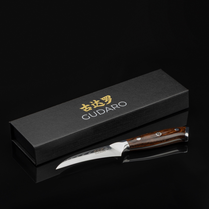 Gudaro - Kööginuga BIRD BEAK 7,6 cm damaaskne teras