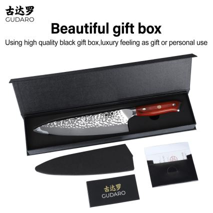 Gudaro - MIYABI 8 damaskterasest peakoka nuga, 67 kihiga, pikkus 20 cm