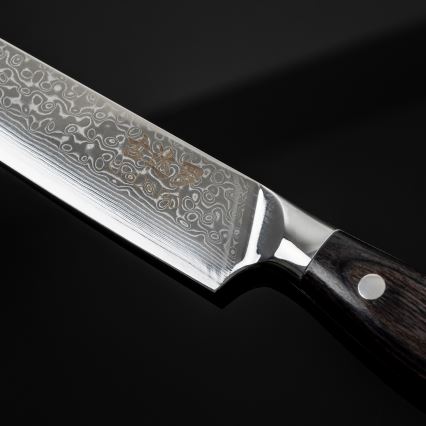 Gudaro - SHIRO damaskterasast viilutamisnuga 8, 67-kihilise terasega, pikkus 20 cm