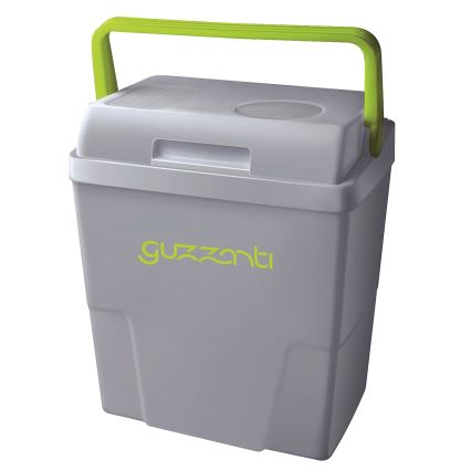 Guzzanti GZ 22B - Kaasaskantav autokülmik 22 l 58W/12V/230V hall/roheline