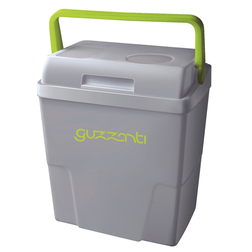 Guzzanti GZ 22B - Kaasaskantav autokülmik 22 l 58W/12V/230V hall/roheline