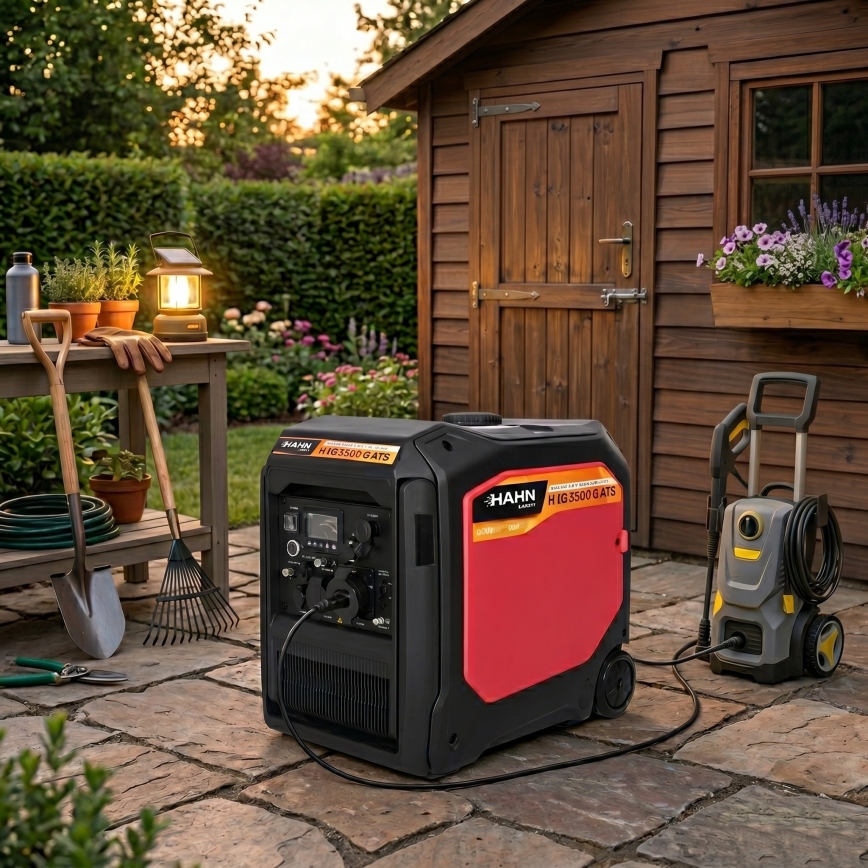 Hahn & Sohn 20086 - Bensiin/LPG elektrigeneraator HIG 5500 G ATS 5500/5000W