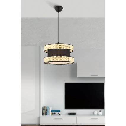 HALO 1xE27/60W/230V laelamp must/bež