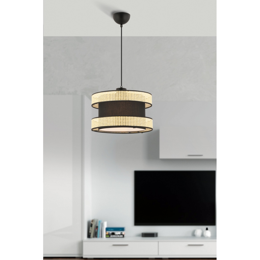 HALO 1xE27/60W/230V laelamp must/bež