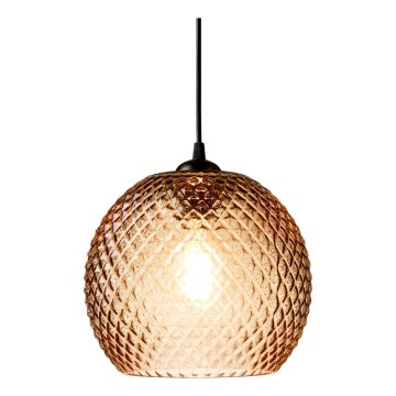 Halo Design 718368 - kaabliga rippvalgusti NOBB 1xE27/40W/230V, läbimõõt 22 cm, suitsune pruun