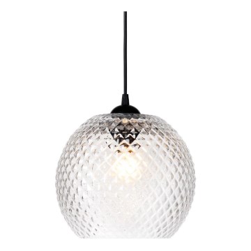 Halo Design 718436 - Rippvalgusti kaabliga NOBB 1xE27/40W/230V läbimõõt 22 cm läbipaistev