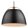 Halo Design 734887 - kaabliga rippvalgusti OSLO 1xE27/40W/230V läbimõõt 40 cm must/tamm