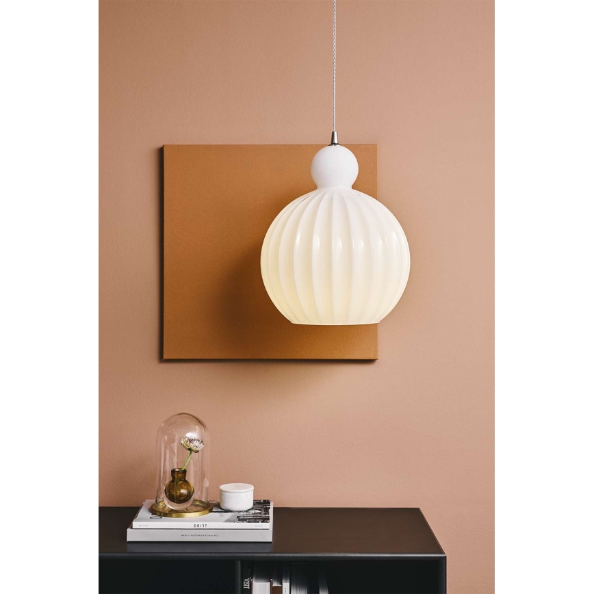 Halo Design 737321 - Ripplamp kaabliga BALL BALL 1xE27/40W/230V läbimõõt 32 cm valge