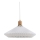 Halo Design 744268 - Pendelvalgusti PARIS 1xE27/60W/230V läbimõõt 56 cm valge/messing/tamm
