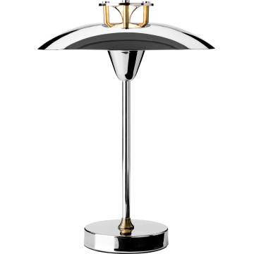 Halo Design 746163 - LED hämardatav väliseks kasutamiseks sobiv laetav laualamp MINI STEPP LED/1,8W/1600 mAh IP44 läikiv kroom