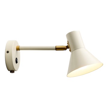 Halo Design 747443 - Seinavalgusti STYLE 1xE14/25W/230V kreem/messing