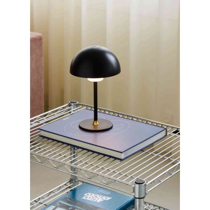 Halo Design 747573 - LED hämardatav laetav laualamp MOON LIGHT LED/2,7W/2600 mAh must