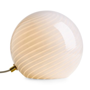 Halo Design 748785 - Laualamp CANDY 1xE14/25W/230V, läbimõõduga 20 cm, kreemjas