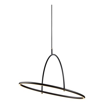 Halo Design 749546 - LED hämardatav kaabliga rippvalgusti TILT LED/40W/230V Ø 60 cm must