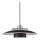 Halo Design 990259 - rippvalgusti juhtmega SORUP 1xE27/40W/230V, läbimõõt 40 cm, must/läikiv kroom
