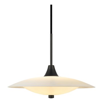 Halo Design 991294 - Kaabliga rippvalgusti BARONI 2xG9/18W/230V, läbimõõt 35 cm, valge/must