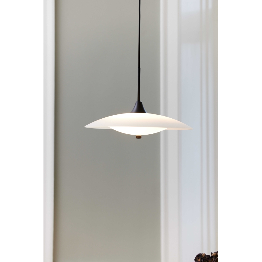 Halo Design 991300 - Ripplamp kaablil BARONI 2xG9/18W/230V läbimõõt 40 cm valge/must