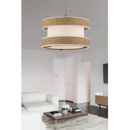 HALO kaabliga ripplamp 1xE27/60W/230V kreemjas/beež