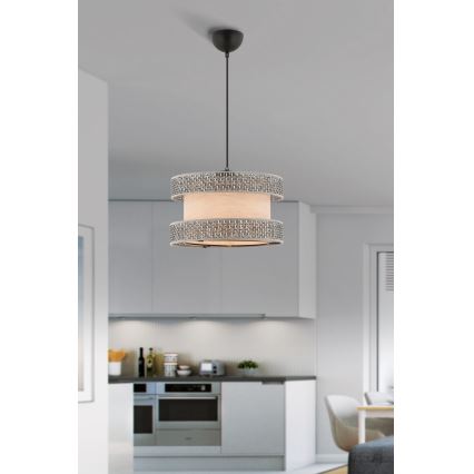 Halo ripplamp 1xE27/60W/230V beež/hall