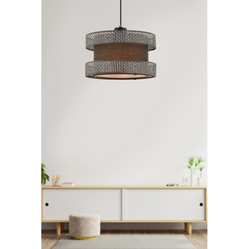 HALO ripplamp 1xE27/60W/230V pruuni/hall
