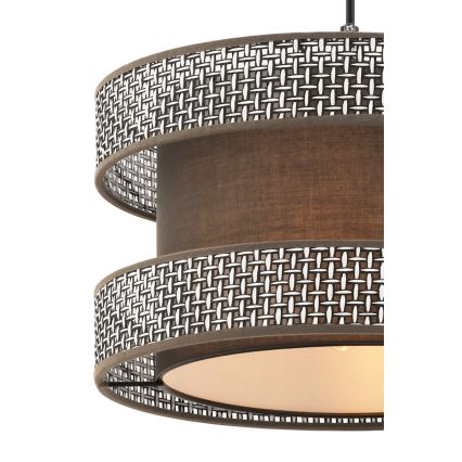 HALO ripplamp 1xE27/60W/230V pruuni/hall