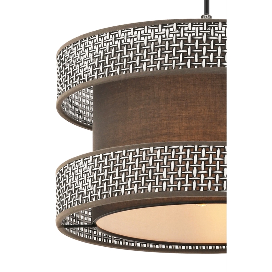 HALO ripplamp 1xE27/60W/230V pruuni/hall