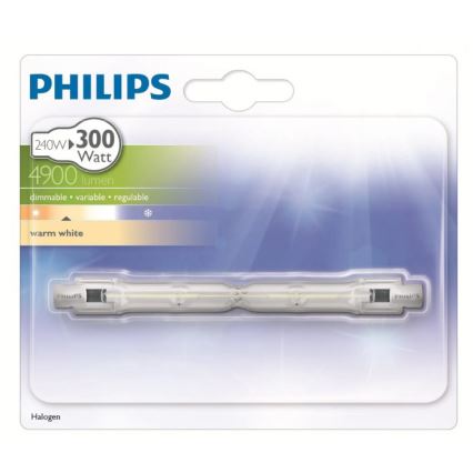 Halogeenpirn PHILIPS R7s/240W/230V 2900K - ECO HALO 118 mm