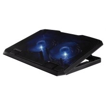 Hama - Jahutuspadi sülearvutile 2x fan USB must