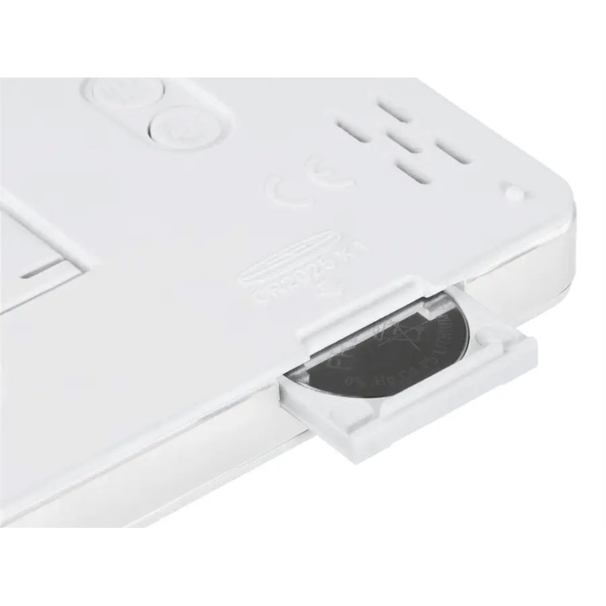 Hama - Siseruumide termomeeter koos niiskusmõõtjaga 1xCR2025 valge