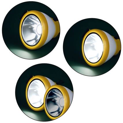 Hämardatav kaasaskantav laetav LED-lamp powerbanki funktsiooniga LUMINA MINIO LED/5V 1800 mAh IP44, kollane