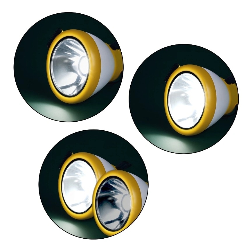 Hämardatav kaasaskantav laetav LED-lamp powerbanki funktsiooniga LUMINA MINIO LED/5V 1800 mAh IP44, kollane