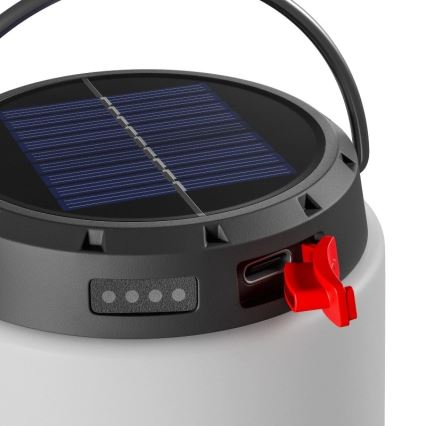 Hämardatav kaasaskantav päikeseenergiaga laetav LED-lamp LUMINA TUBO LED/5V 800 mAh