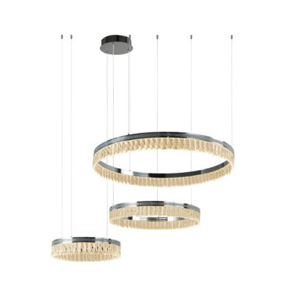 THALIA hämardatav LED-kristall-lühter kaabliga LED/120W/230V 3000-6000K + kaugjuhtimispult