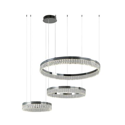 THALIA hämardatav LED-kristall-lühter kaabliga LED/120W/230V 3000-6000K + kaugjuhtimispult