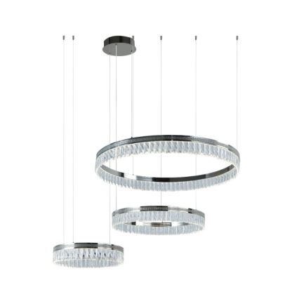 THALIA hämardatav LED-kristall-lühter kaabliga LED/120W/230V 3000-6000K + kaugjuhtimispult