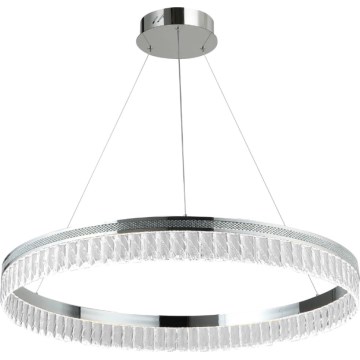 Hämardatav kristall-lühter THALIA, riputuskaabliga, LED/55W/230V 3000-6000K, läbimõõt 80 cm + kaugjuhtimispult