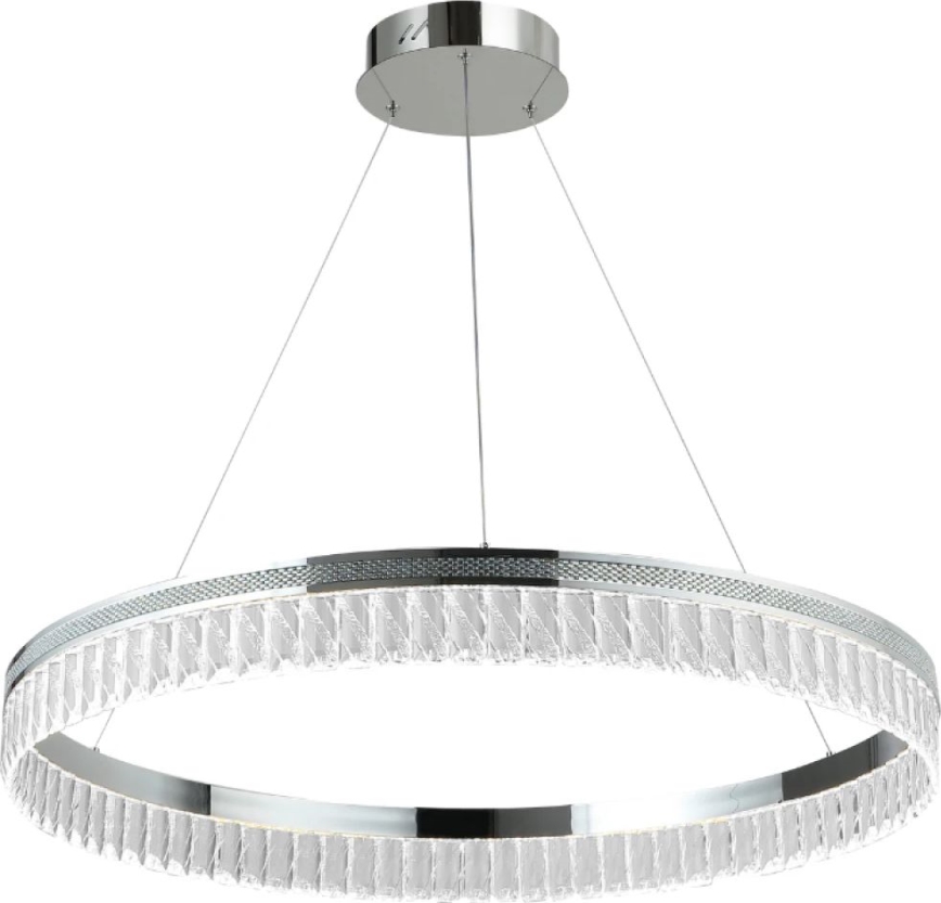 Hämardatav kristall-lühter THALIA, riputuskaabliga, LED/55W/230V 3000-6000K, läbimõõt 80 cm + kaugjuhtimispult