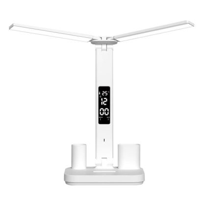 LED-hämardatav laetav laualamp NOBLITE P LED/5W/5V 3000/4000/6000K 2200 mAh valge