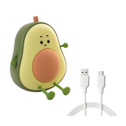 LED hämardatav, laetav, puutetundlik laste öölamp AVOCADO LED/1W/5V 1200 mAh