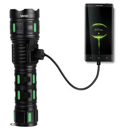 LED hämardatav laetav taskulamp powerbanki funktsiooniga LED/20W/5V IP44 1200 lm 5000 mAh