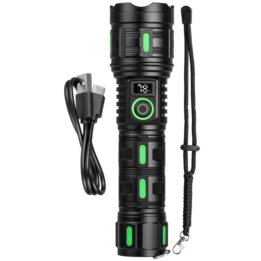 LED hämardatav laetav taskulamp powerbanki funktsiooniga LED/20W/5V IP44 1200 lm 5000 mAh