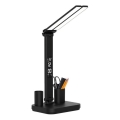 Hämardatav laetav LED-laualamp NOBLITE P LED/5W/5V 3000/4000/6000K 2200 mAh must