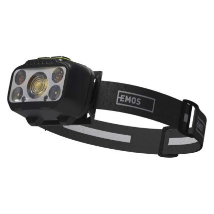 Hämardatav laetav LED-pealamp/3xAAA/1000 mAh 3,7V