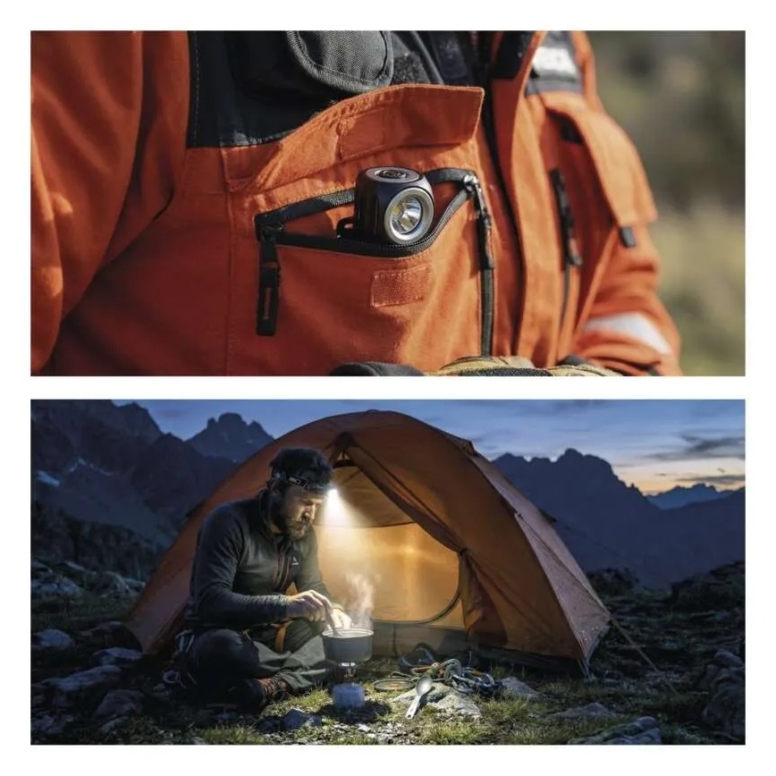 Hämardatav laetav LED-pealamp/800 mAh 3,7V