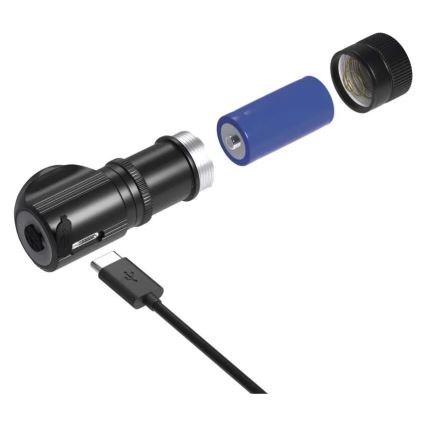 Hämardatav laetav LED-pealamp/800 mAh 3,7V