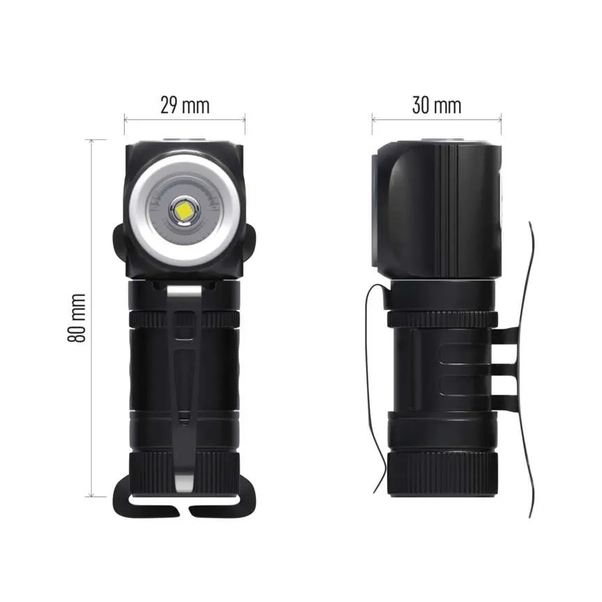 Hämardatav laetav LED-pealamp/800 mAh 3,7V