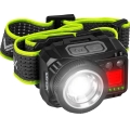 Hämardatav laetav LED-pealamp anduriga ja punase valgusega LED/6W/5V/3xAAA IP66 500 lm 1200 mAh