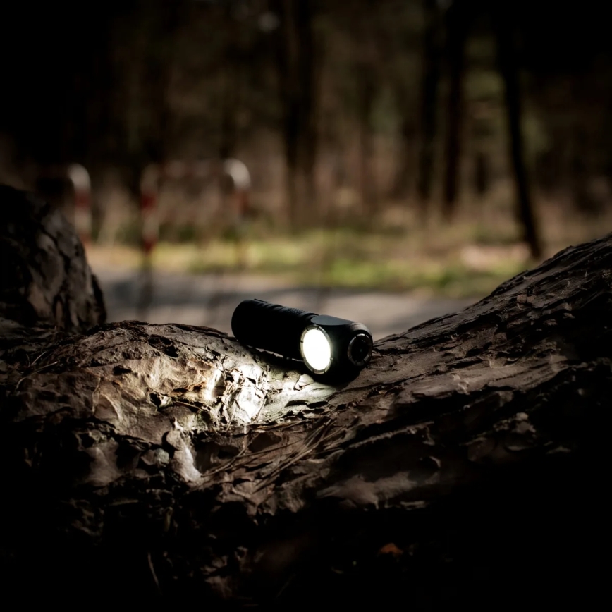 Hämardatav laetav LED-pealamp punase valgusega 3-ühes LED/10W/5V IP66 500 lm 800 mAh