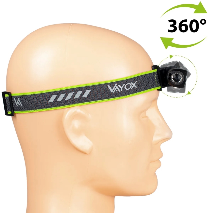 Hämardatav laetav LED-pealamp punase valgusega 3-ühes LED/10W/5V IP66 500 lm 800 mAh